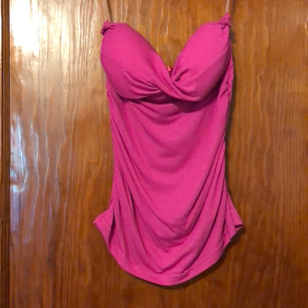 Pink tube top